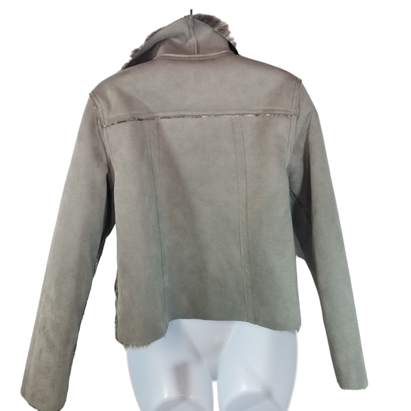 Marrakech reversible faux fur shearling jacket - Picture 2 of 11